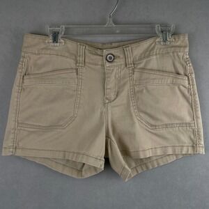 Unionbay Khaki Stretch Twill Utility Shorts Tan Gorp JB41514 Womens Size 5 27W